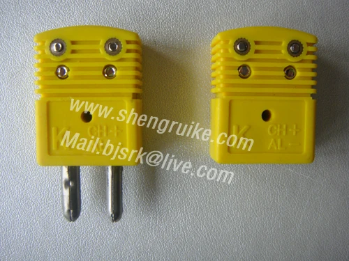 15pair per lot! K type Standard Thermocouple Connector Male and female with Yellow Color Round Hollow Pin
15pair per lot! K type Standard Thermocouple Connector Male and female with Yellow Color Round Hollow Pin