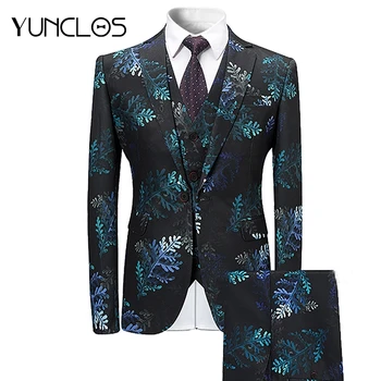 YUNCLOS New Arrival Wedding Suits Tuxedos For Men Business Style Slim Fit Suit 3 Pieces Jacket Vest Pant Men Party Dress
YUNCLOS New Arrival Wedding Suits Tuxedos For Men Business Style Slim Fit Suit 3 Pieces Jacket Vest Pant Men Party Dress