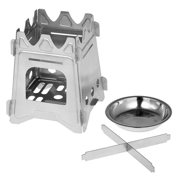 Outdoor Camping Stove Portable Folding Pocket Backpacking Wood Stove with Alcohol Tray for Camping Fishing Hiking
Outdoor Camping Stove Portable Folding Pocket Backpacking Wood Stove with Alcohol Tray for Camping Fishing Hiking