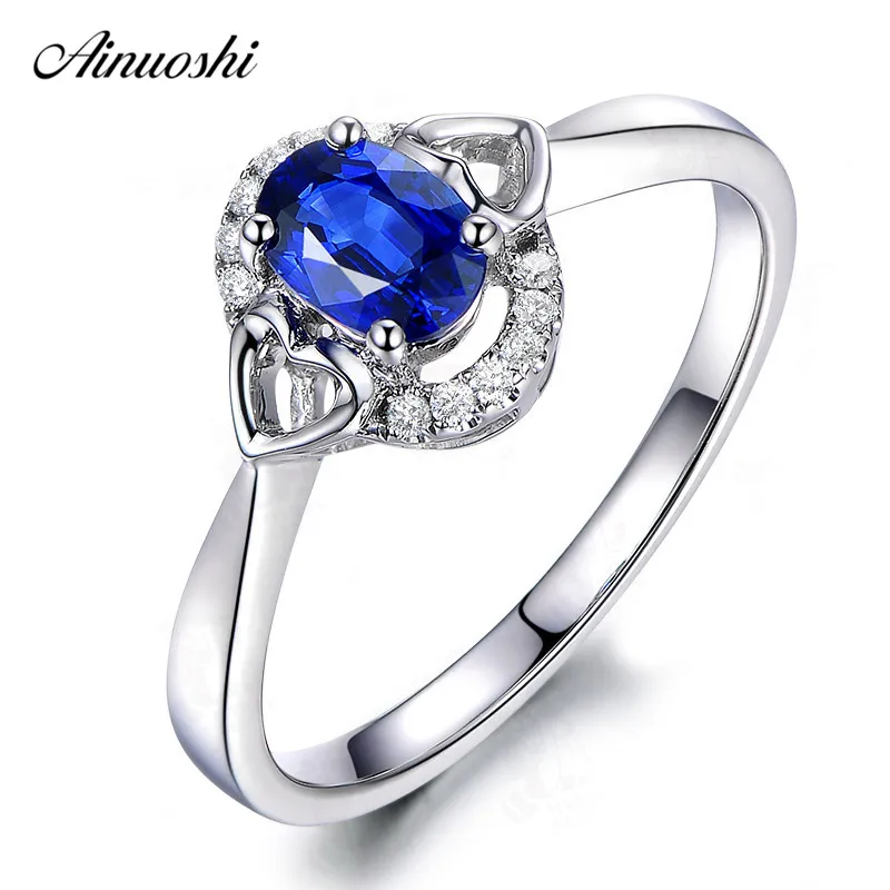 AINUOSHI 1.25 Carat Oval Cut Blue Sona Halo Rings 925 Sterling Silver Heart Shape 4 Prongs Wedding Engagement Women Ring Jewelry
AINUOSHI 1.25 Carat Oval Cut Blue Sona Halo Rings 925 Sterling Silver Heart Shape 4 Prongs Wedding Engagement Women Ring Jewelry