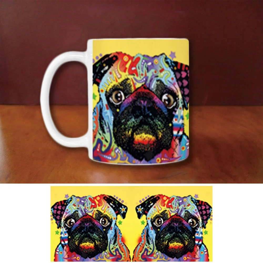 Fashion Jack Russell Terrier Coffee Mugs Funny Pug Dog Creative Animal White Ceramic Mug Custom Birthday Gift For Family Friends
Fashion Jack Russell Terrier Coffee Mugs Funny Pug Dog Creative Animal White Ceramic Mug Custom Birthday Gift For Family Friends