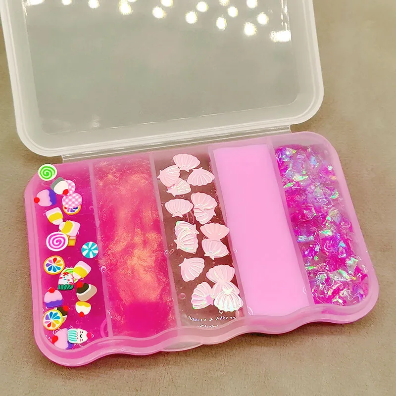 Fluffy Colorful Charms Slime Box Kit Lizun Cloud Slimes Clay Supplies Putty Polymer Light Plasticine Antistress Toys Blue Clay
Fluffy Colorful Charms Slime Box Kit Lizun Cloud Slimes Clay Supplies Putty Polymer Light Plasticine Antistress Toys Blue Clay