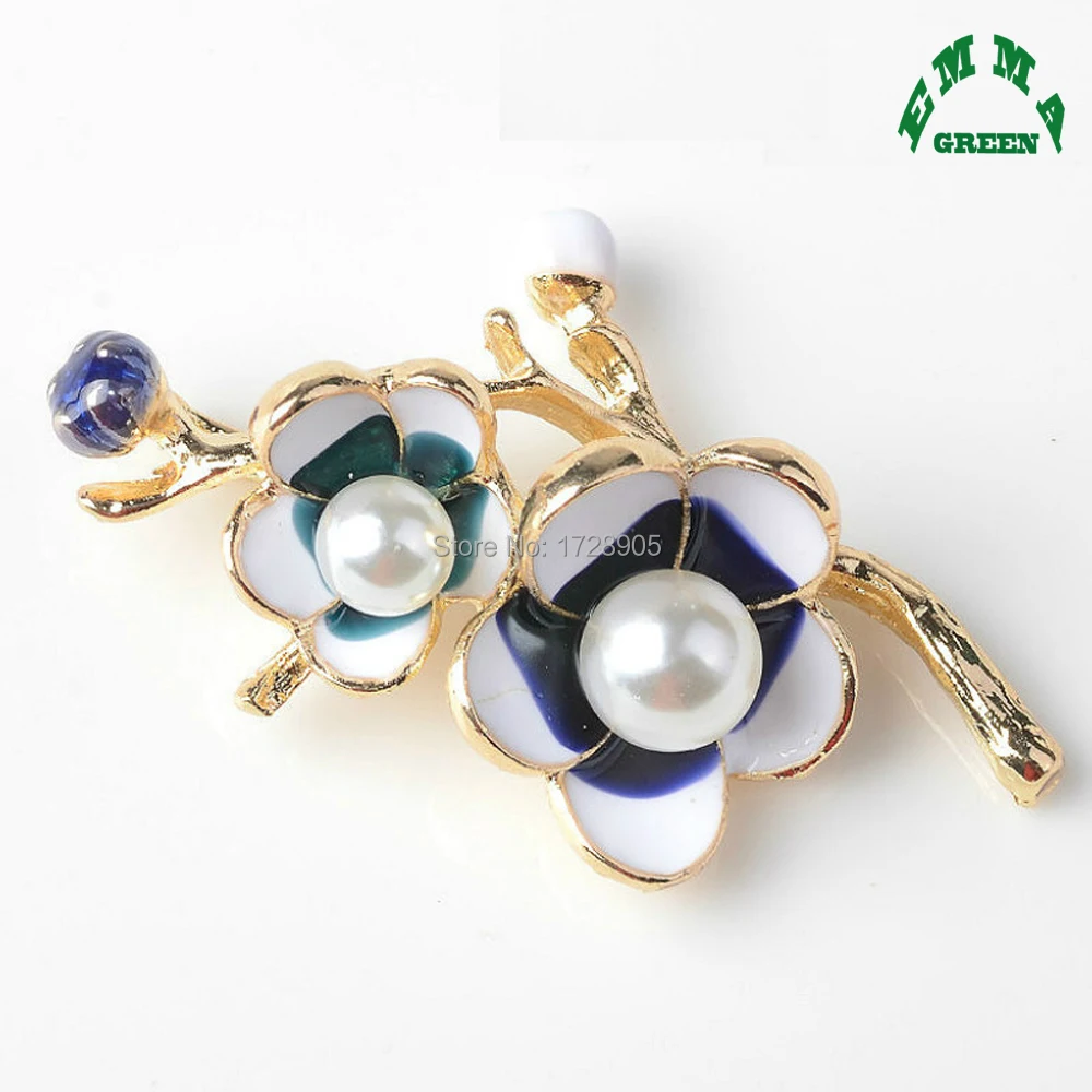 Pearls Plum Blossom Branch Flower button 48x29mm 5pcs 2018 DIY Wedding metal hair flower center scrapbooking Accessories
Pearls Plum Blossom Branch Flower button 48x29mm 5pcs 2018 DIY Wedding metal hair flower center scrapbooking Accessories