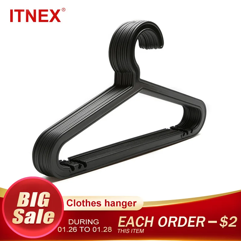 ITNEX 10pcs/lot Adult Clothes Hangers For Jeans Pants Coat Hanger Home Storage Holder Dress Hanger Dying Racks Plastic Hanger
ITNEX 10pcs/lot Adult Clothes Hangers For Jeans Pants Coat Hanger Home Storage Holder Dress Hanger Dying Racks Plastic Hanger
