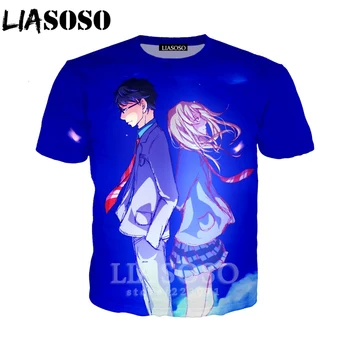LIASOSO Summer New Men Women Hoodies 3D Print Anime Your Lie in April T Shirt Fashion Short Sleeve Sweatshirt Pullover B020-03
LIASOSO Summer New Men Women Hoodies 3D Print Anime Your Lie in April T Shirt Fashion Short Sleeve Sweatshirt Pullover B020-03