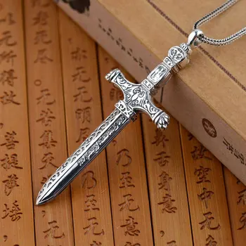 FNJ 925 Silver Cross Pendant 100% Pure S925 Solid Thai Silver sword Pendants for Men Jewelry Making
FNJ 925 Silver Cross Pendant 100% Pure S925 Solid Thai Silver sword Pendants for Men Jewelry Making