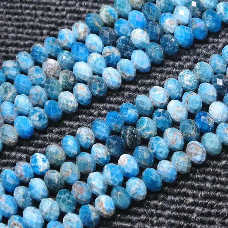 5x8mm Natural Blue Apatite Beads Faceted Rondelle Spacer DIY Loose Beads For Jewelry Making Beads Accessories 15'' Women Gift
5x8mm Natural Blue Apatite Beads Faceted Rondelle Spacer DIY Loose Beads For Jewelry Making Beads Accessories 15'' Women Gift