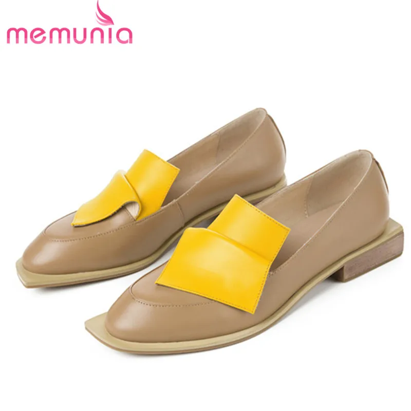 MEMUNIA 2019 top quality genuine leather women pumps unique mixed colors summer shoes square heels fashion single shoes woman
MEMUNIA 2019 top quality genuine leather women pumps unique mixed colors summer shoes square heels fashion single shoes woman