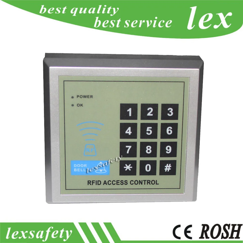 Security RFID Proximity Entry Door access control,13.56mhz ic security card reader access control keypad+2 ic keyfobs
Security RFID Proximity Entry Door access control,13.56mhz ic security card reader access control keypad+2 ic keyfobs