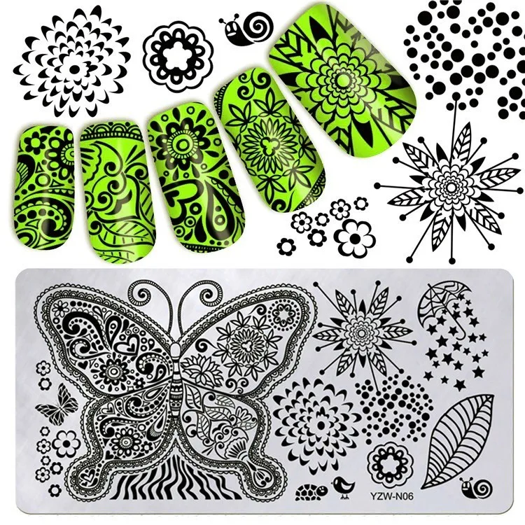 Beautilux Nail Stamping Steel Plates Nail Art Lace Flower Butterfly Pattern Transfer Printing Plate Nails Stamp Tools
Beautilux Nail Stamping Steel Plates Nail Art Lace Flower Butterfly Pattern Transfer Printing Plate Nails Stamp Tools