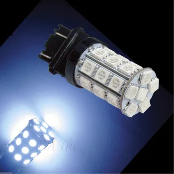 2PCS 30SMD 5050 LED 3157 White Brightest Car LED Tail Brake Rear Side Marker Light Bulb 
2PCS 30SMD 5050 LED 3157 White Brightest Car LED Tail Brake Rear Side Marker Light Bulb