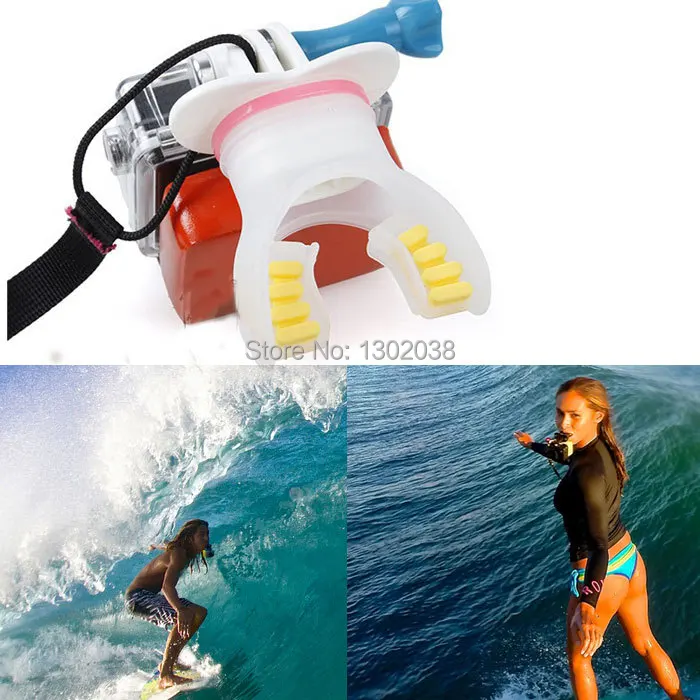 Gopro Accessories Mouth Mount For GoPro 4/3+/3/2/1 Camera SJ4000 Fit Surfing and Diving Sports Grill Mount Surf Dummy Bite Mount
Gopro Accessories Mouth Mount For GoPro 4/3+/3/2/1 Camera SJ4000 Fit Surfing and Diving Sports Grill Mount Surf Dummy Bite Mount