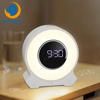 Wireless Bluetooth Rainbow Gold alarm clock touch sensing plastic despertador FM radio electronic table clock creative modern
Wireless Bluetooth Rainbow Gold alarm clock touch sensing plastic despertador FM radio electronic table clock creative modern