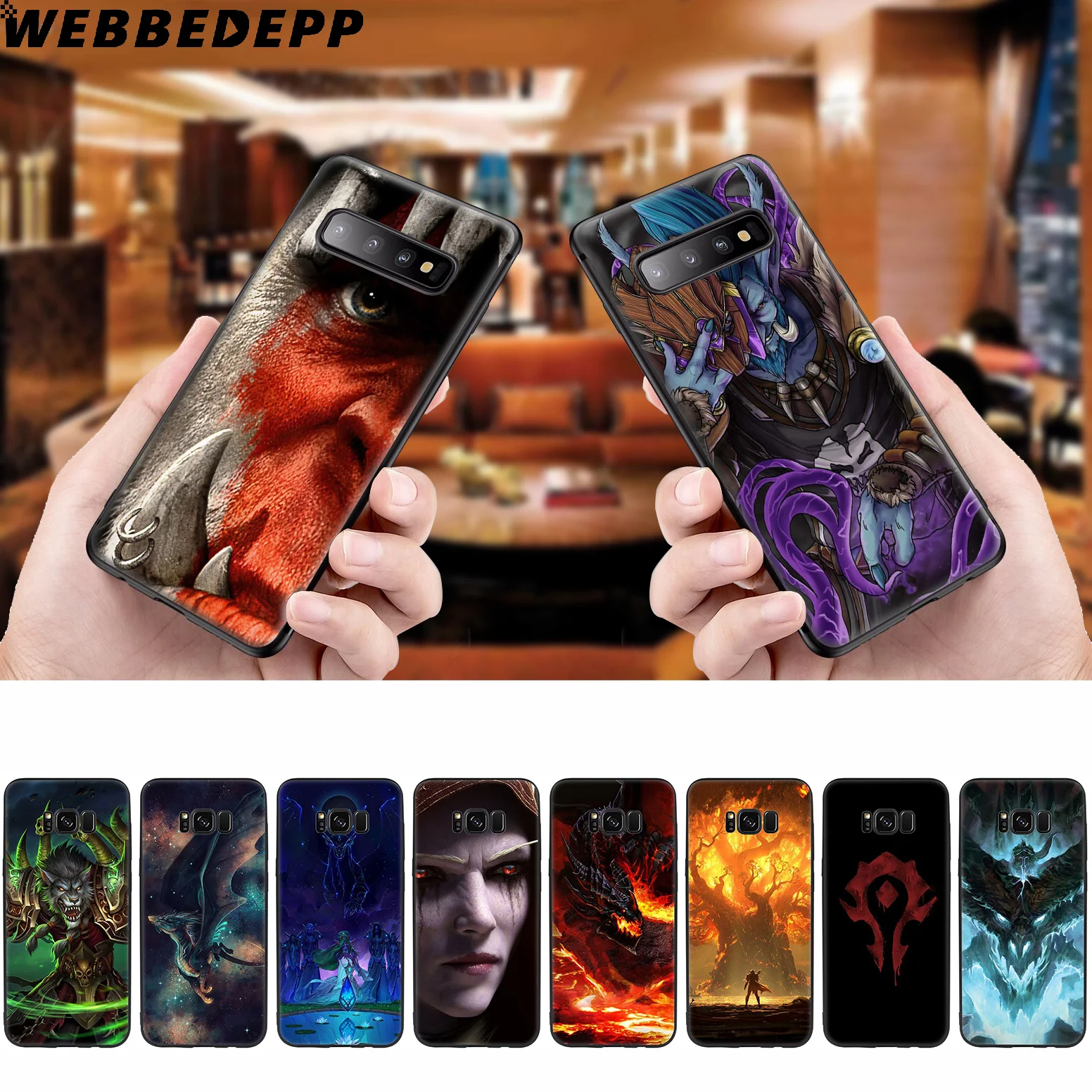 WEBBEDEPP World of Warcraft Soft Case for Samsung Galaxy S10 S10e S9 S8 Plus S7 S6 Edge S9 Plus & J6 2018 Note 10 Plus 9 8
WEBBEDEPP World of Warcraft Soft Case for Samsung Galaxy S10 S10e S9 S8 Plus S7 S6 Edge S9 Plus & J6 2018 Note 10 Plus 9 8