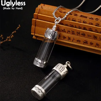 Uglyless Real 999 Fine Silver Transparent Open Gaudencio Box Pendant without Chain Unisex Bijoux Buddhism Engraved Lotus Jewelry
Uglyless Real 999 Fine Silver Transparent Open Gaudencio Box Pendant without Chain Unisex Bijoux Buddhism Engraved Lotus Jewelry