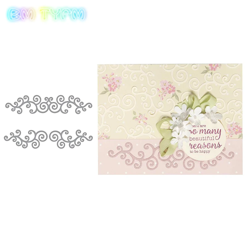 BM 2pcs pattern lace Metal Cut Die Stencils for DIY Scrapbooking album Decorative Embossing Hand-on Paper Cards
BM 2pcs pattern lace Metal Cut Die Stencils for DIY Scrapbooking album Decorative Embossing Hand-on Paper Cards
