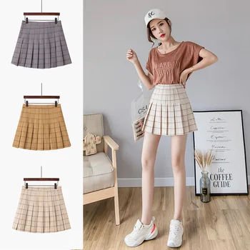 2019 Women Skirt Preppy Style High Waist Chic Stitching Skirts Summer Student Pleated Skirt Women Cute Sweet Girls Dance Skirt
2019 Women Skirt Preppy Style High Waist Chic Stitching Skirts Summer Student Pleated Skirt Women Cute Sweet Girls Dance Skirt