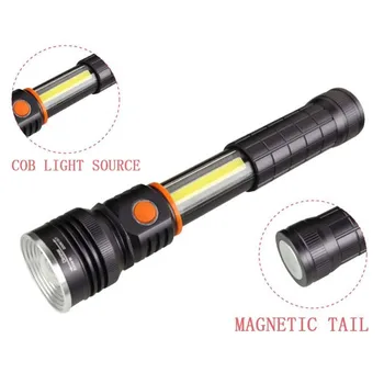 tactical LED Flashlight 6000lm CPE+COB 4 Mode lamp 18650 Zoomable waterproof Torch for Camping Cycling
tactical LED Flashlight 6000lm CPE+COB 4 Mode lamp 18650 Zoomable waterproof Torch for Camping Cycling