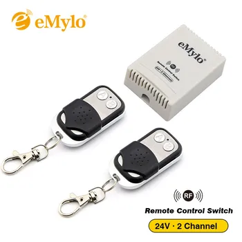 eMylo RF Smart Switch DC 24V Wireless Remote Control Light Switch Transmitter 2-Channels 433Mhz Relay Toggle Momentary Switch
eMylo RF Smart Switch DC 24V Wireless Remote Control Light Switch Transmitter 2-Channels 433Mhz Relay Toggle Momentary Switch