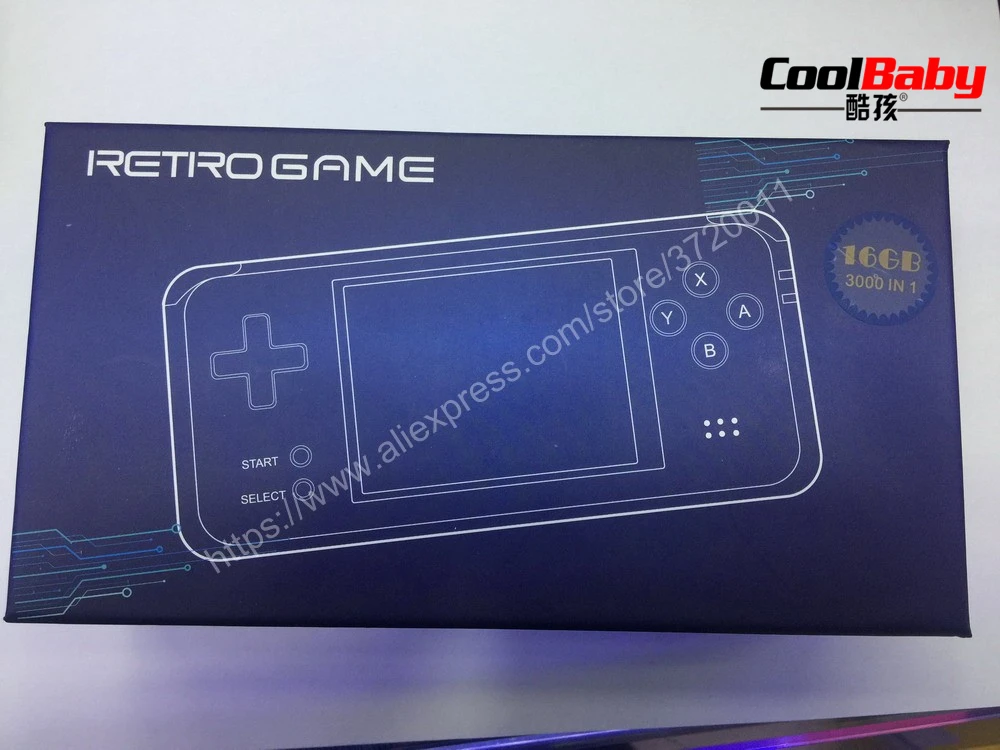 2018 Portable Video Handheld Game Console Retro 64 Bit 3 Inch 3000 Video Game Retro Handheld Console to TV RS-97 RETRO-GANE
