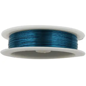 0.3mm 23 m/roll Blue Copper Wires Beading Wire DIY Jewelry Findings Brass Ropes Cords, 28 Gauge - D1209
0.3mm 23 m/roll Blue Copper Wires Beading Wire DIY Jewelry Findings Brass Ropes Cords, 28 Gauge - D1209