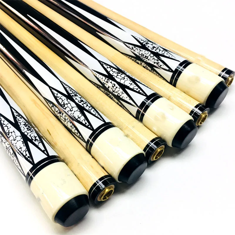 1pc Blue Diamond style stainless steel 1/2 joint maple wood carom pool cue stick
1pc Blue Diamond style stainless steel 1/2 joint maple wood carom pool cue stick