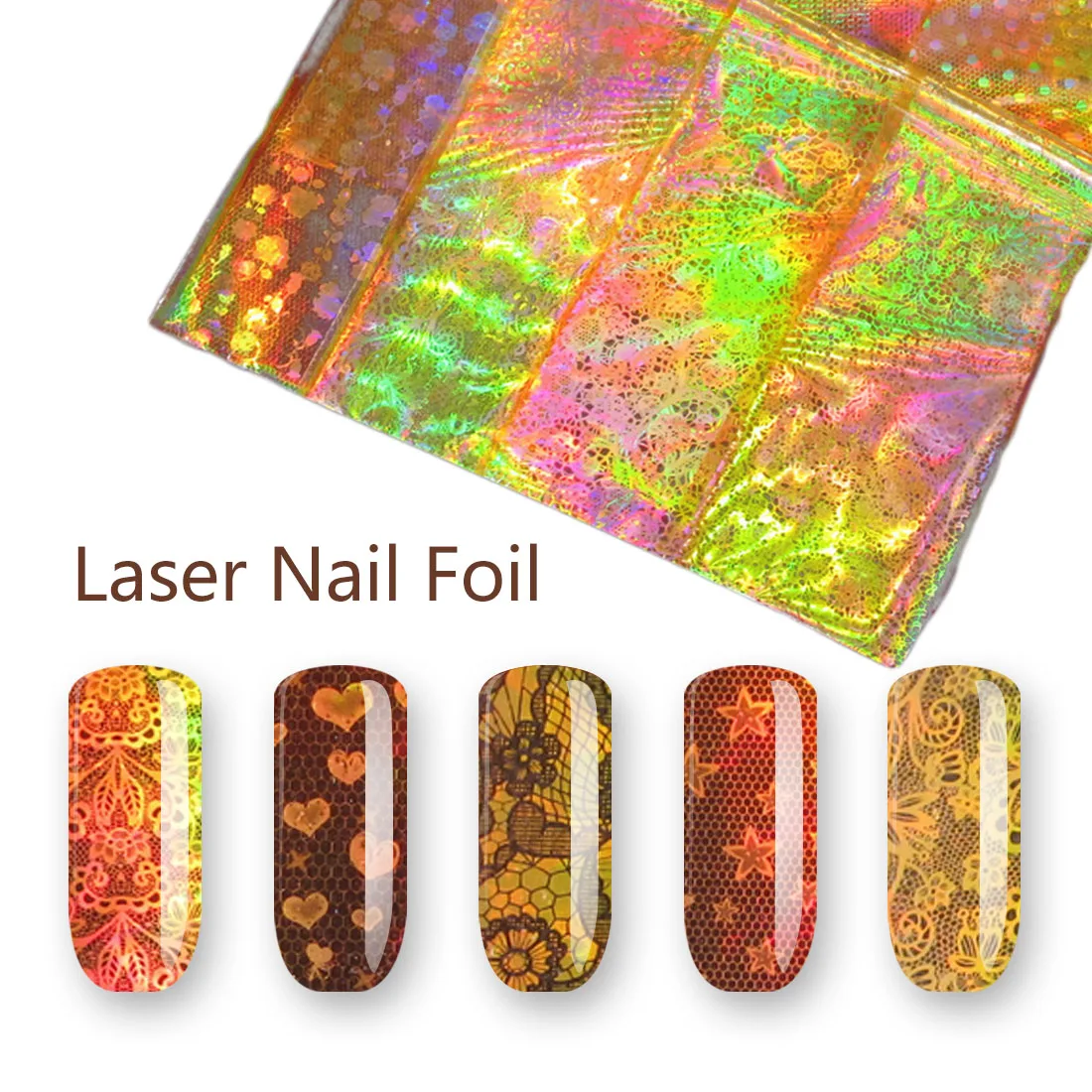 Vintage Design Golden Lace Laser Nail Foils 16pcs Mix Patterns Holographic Transfer Sticker Nails DIY Retro Elegance Papers
Vintage Design Golden Lace Laser Nail Foils 16pcs Mix Patterns Holographic Transfer Sticker Nails DIY Retro Elegance Papers