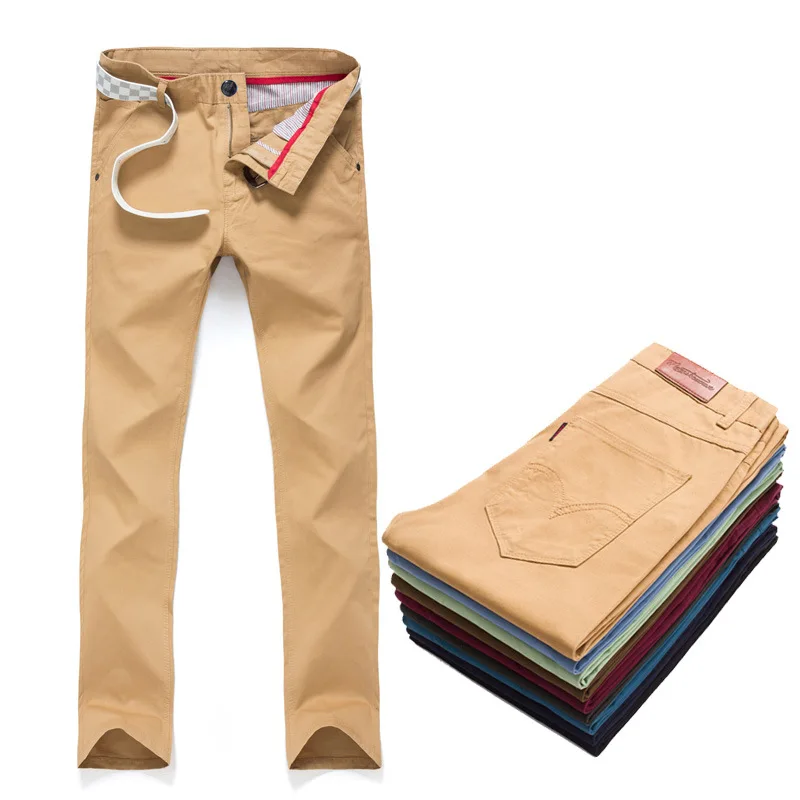 New Brand Spring Winter New Fashion Slim Straight Men Casual Pants 100% Pure Cotton Man Trousers Plus Size 28-38
New Brand Spring Winter New Fashion Slim Straight Men Casual Pants 100% Pure Cotton Man Trousers Plus Size 28-38