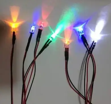 F5 5mm Colored Lens White Red Green Blue Yellow Orange 3V 5V 6V 12V 24V LED Lamp Light 20cm Wire for Toy Light Beads x100pcs
F5 5mm Colored Lens White Red Green Blue Yellow Orange 3V 5V 6V 12V 24V LED Lamp Light 20cm Wire for Toy Light Beads x100pcs