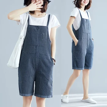 #4024 Summer Short Sling Jumpsuit Women Big Size Overalls Female Loose Suspender Jumpsuits Ladies Streetwear Clothing Woman Lady
#4024 Summer Short Sling Jumpsuit Women Big Size Overalls Female Loose Suspender Jumpsuits Ladies Streetwear Clothing Woman Lady