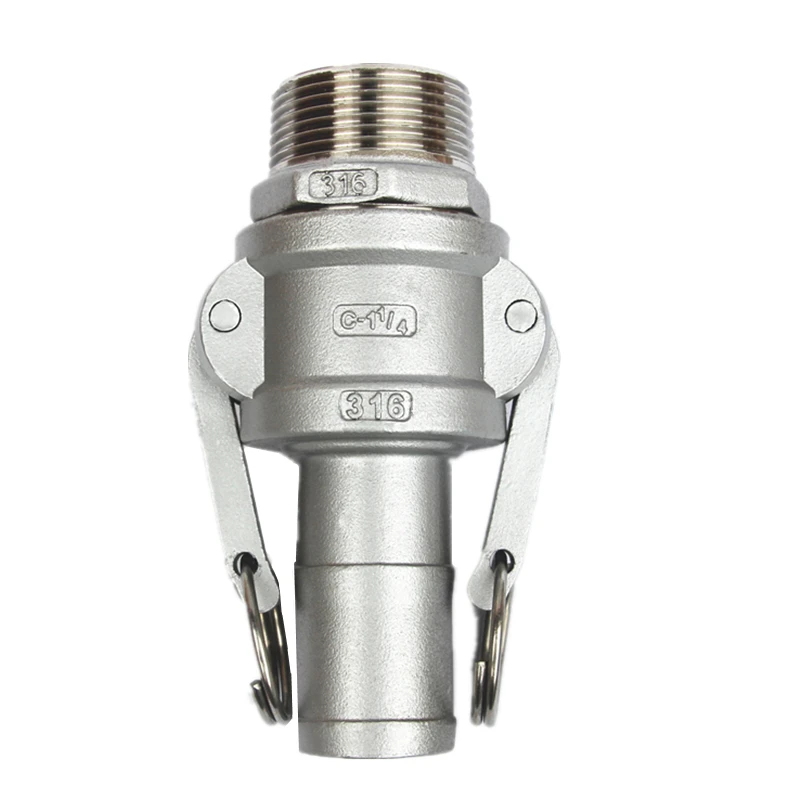 1/2" 13mm Hose Barb x 1/2" BSP Male Thread 304 Stainless Steel C + F Type CamLock Fitting Pump Adapter Cam Groove Coupling
1/2" 13mm Hose Barb x 1/2" BSP Male Thread 304 Stainless Steel C + F Type CamLock Fitting Pump Adapter Cam Groove Coupling
