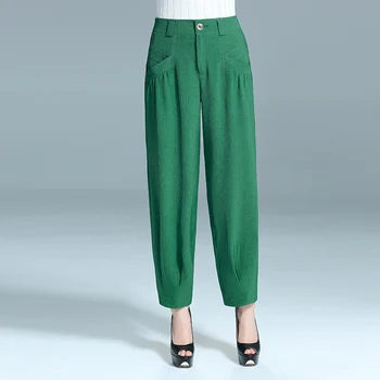 Mom Lantern Pants Women Loose Elastic Waist Wide Leg Pants Chiffon Casual trousers Summer Thin Turnip Pants Large Size Trousers
Mom Lantern Pants Women Loose Elastic Waist Wide Leg Pants Chiffon Casual trousers Summer Thin Turnip Pants Large Size Trousers