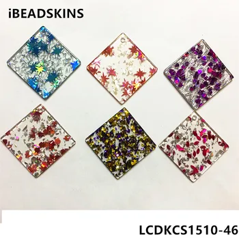 New arrival! 48x48mm 50pcs/lot acrylic rhombus-shape Built-in sequins charms for earring/Jewelry DIY making(As shown)
New arrival! 48x48mm 50pcs/lot acrylic rhombus-shape Built-in sequins charms for earring/Jewelry DIY making(As shown)