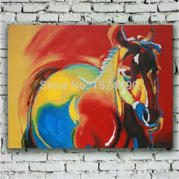 Hot Sell 100% Handmade Oil Painting Animal Paintings Rainbow Background Horse Living Room Home Decor Art Hang Wall Art Canvas
Hot Sell 100% Handmade Oil Painting Animal Paintings Rainbow Background Horse Living Room Home Decor Art Hang Wall Art Canvas