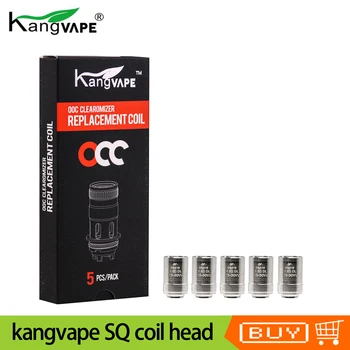 5PCS Original kangvape SQ vape coil head 0.5ohm for SQ vape pen kit electronic cigarette vape replacement coil heating core
5PCS Original kangvape SQ vape coil head 0.5ohm for SQ vape pen kit electronic cigarette vape replacement coil heating core