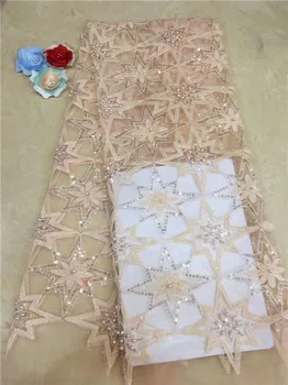 5Yards High Quality African Embrodiery Mesh Lace Sequin Fabric Fashion Beaded Lace Fabric Christmas 2018 Tulle Lace Fabric X4
5Yards High Quality African Embrodiery Mesh Lace Sequin Fabric Fashion Beaded Lace Fabric Christmas 2018 Tulle Lace Fabric X4