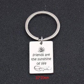 Keychain Engraved Friends Are The Sunshine Of Life For Best Friend Gift Friendship Key Fobs Stick Figure Sun Charm Jewelry
Keychain Engraved Friends Are The Sunshine Of Life For Best Friend Gift Friendship Key Fobs Stick Figure Sun Charm Jewelry