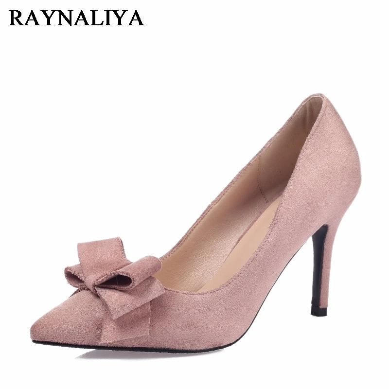 Big Size Kid Suede Leather Footwear Women Pumps For Dress Wedding Pointed Toe Pink Sexy High Heels Shoes 9cm Stilettos BLY-A0004
Big Size Kid Suede Leather Footwear Women Pumps For Dress Wedding Pointed Toe Pink Sexy High Heels Shoes 9cm Stilettos BLY-A0004