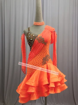 Latin Competition Dance Skirt Women 2019 New Arrival Professional Samba Latin Dancing Wear Lady's Rumba Latin Dance Dress
Latin Competition Dance Skirt Women 2019 New Arrival Professional Samba Latin Dancing Wear Lady's Rumba Latin Dance Dress