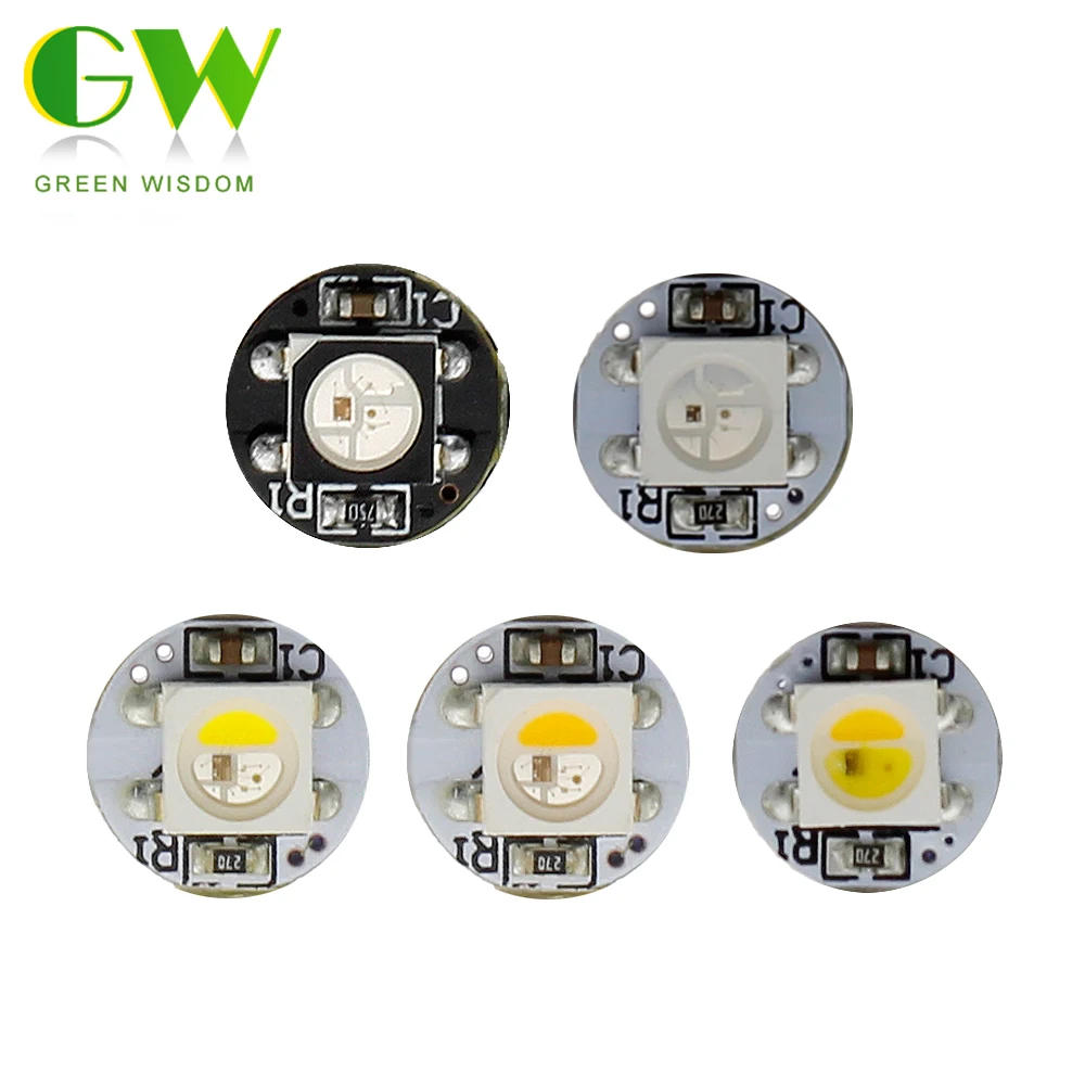 5~100Pcs Board Heatsink WS2812B / SK6812 LED Chips With Black/White PCB (10mm*3mm) WS2811 IC Built-in 5050 SMD RGB DC5V
5~100Pcs Board Heatsink WS2812B / SK6812 LED Chips With Black/White PCB (10mm*3mm) WS2811 IC Built-in 5050 SMD RGB DC5V
