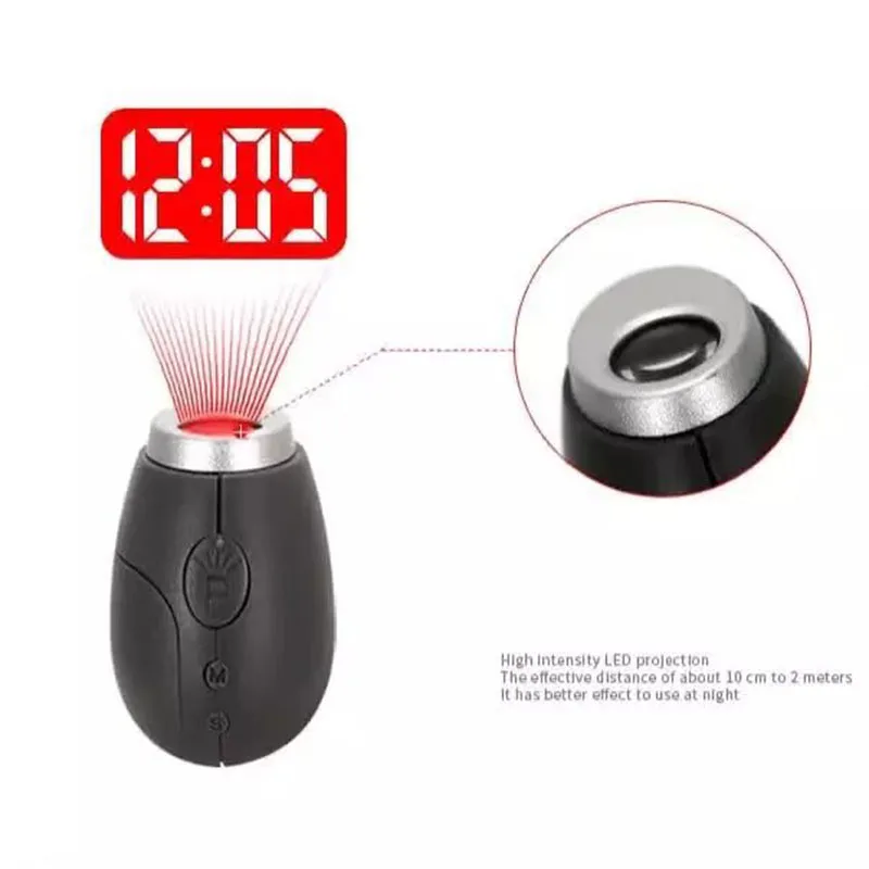 Mini LED Watch Night Light Projector Flashlight Portable Digital Time Projection Clock With Hanging Rope HG99
Mini LED Watch Night Light Projector Flashlight Portable Digital Time Projection Clock With Hanging Rope HG99