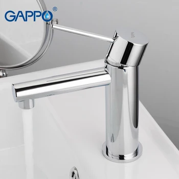 GAPPO Basin Faucet waterfall sink faucet basin sink mixer taps bathroom faucet brass wire drawing faucet taps