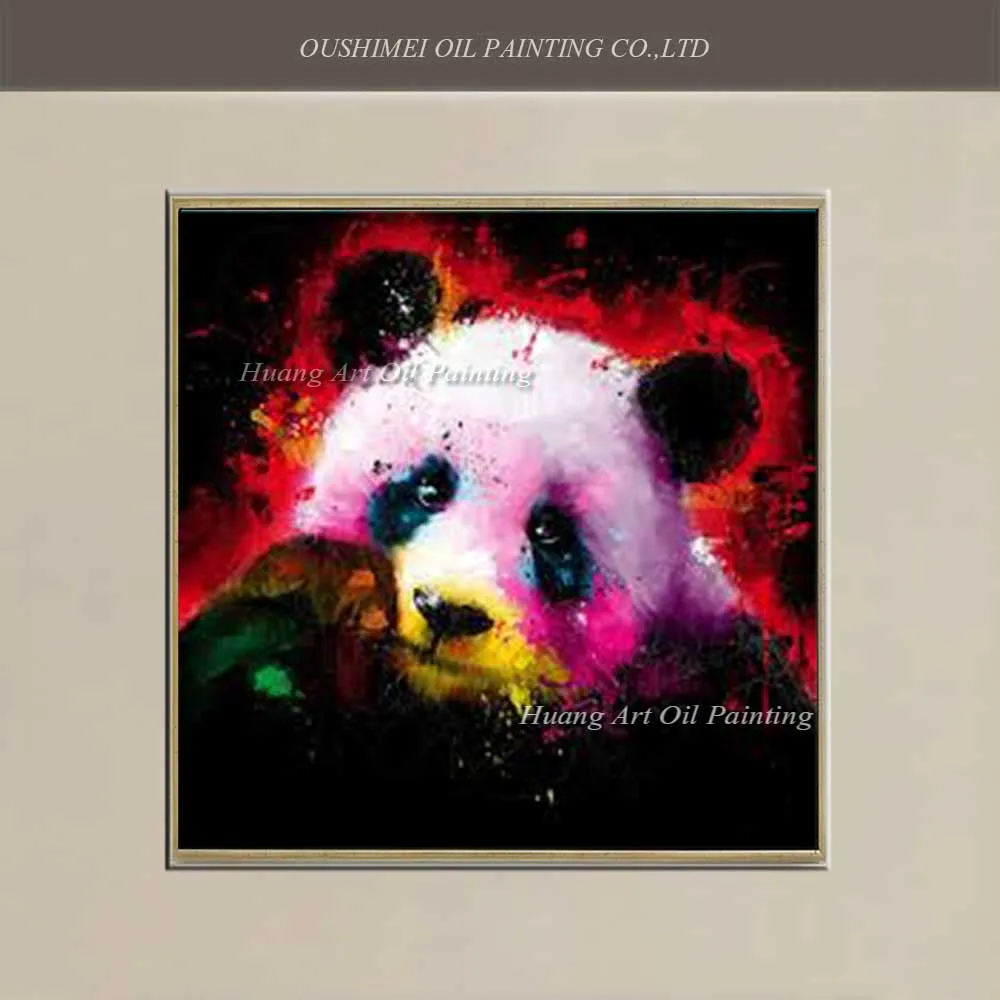 Handmade Modern Panda Oil Painting Abstract Black Painting On Canvas Room Wall Decor China's National Treasure Cherish Animals
Handmade Modern Panda Oil Painting Abstract Black Painting On Canvas Room Wall Decor China's National Treasure Cherish Animals