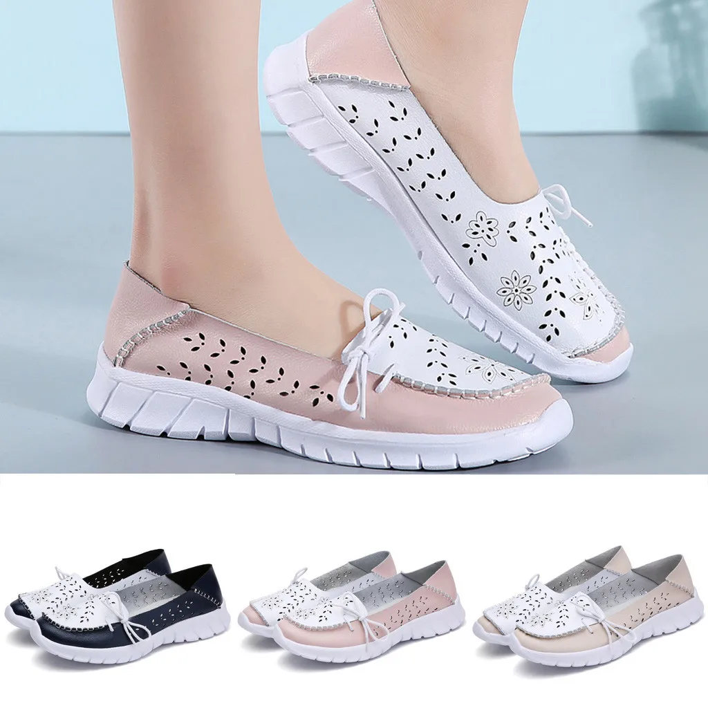 Women Outdoor Flat Hollow Bow Sports Shoes Round Toe Shoes Breathable Sneakers shoes woman platform women sneakers summer
Women Outdoor Flat Hollow Bow Sports Shoes Round Toe Shoes Breathable Sneakers shoes woman platform women sneakers summer