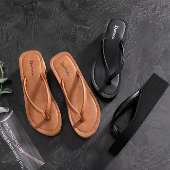 Ipomoea Women Beach Flip Flops 2020 Summer Platform Shoes Woman Fashion Wedges Slippers Female Casual Sandals Slides SH041402
Ipomoea Women Beach Flip Flops 2020 Summer Platform Shoes Woman Fashion Wedges Slippers Female Casual Sandals Slides SH041402