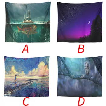 Fantasy Scenic Painting Tapestry Home Decoration Art Hippie Wall Hanging Tapestry Bohemian Bedspread Tapestries 150CMx130CM
Fantasy Scenic Painting Tapestry Home Decoration Art Hippie Wall Hanging Tapestry Bohemian Bedspread Tapestries 150CMx130CM