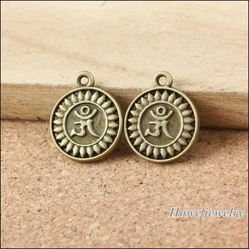 150pcs round Eternal Hindu Symbol OM Yoga Mandala Art charm Antique bronze Pendant European Style jewelry findings A018
150pcs round Eternal Hindu Symbol OM Yoga Mandala Art charm Antique bronze Pendant European Style jewelry findings A018