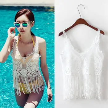 Women Beach Bikini Hollow Out Lace Cover Up Shirt Crochet Swimwear Summer Crop Tops Blouse
Women Beach Bikini Hollow Out Lace Cover Up Shirt Crochet Swimwear Summer Crop Tops Blouse