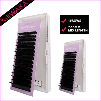 IIWAKA eyelashes Premium Silk Eyelash Extensions Individual False Mink Lashes J/B/C/D Curl
IIWAKA eyelashes Premium Silk Eyelash Extensions Individual False Mink Lashes J/B/C/D Curl