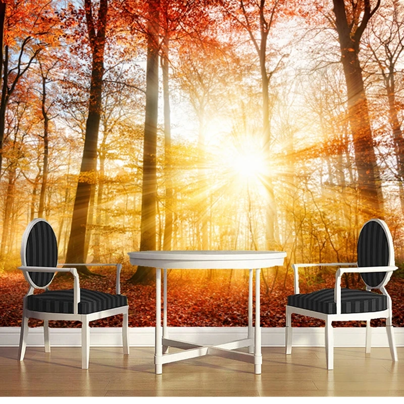 Custom Natural Landscape Wallpapers, sun woods, photo murals for living room bedroom dining background wall PVC Wallpapers 
Custom Natural Landscape Wallpapers, sun woods, photo murals for living room bedroom dining background wall PVC Wallpapers